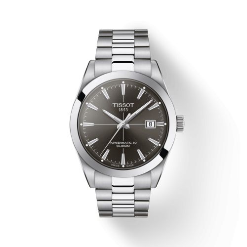 Tissot Gentleman Powermatic Stainless Steel / Grey / Bracelet